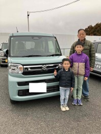 Ｓ様新車スペーシアご納車